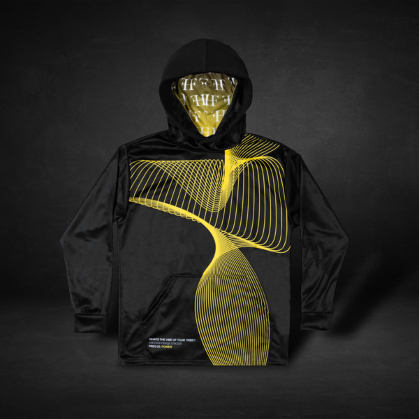 Freq 03 Power  - Activewear Fleece Hoodie