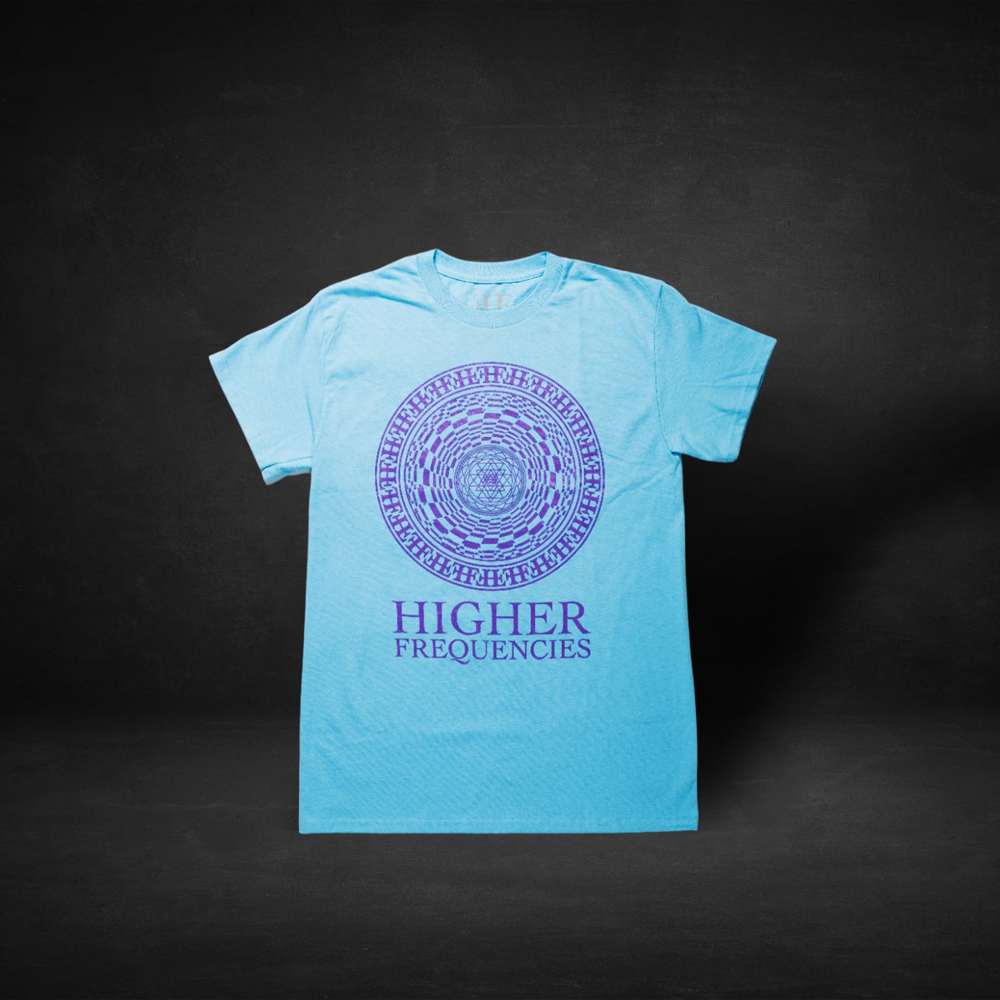 Ancestral Frequency Mandela Tee - Ultra Violet/Sky Blue