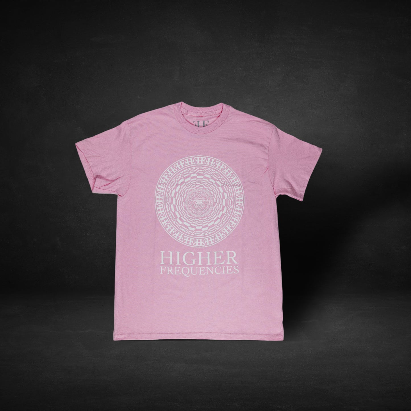 Ancestral Frequency Mandela Tee - White/Light Pink