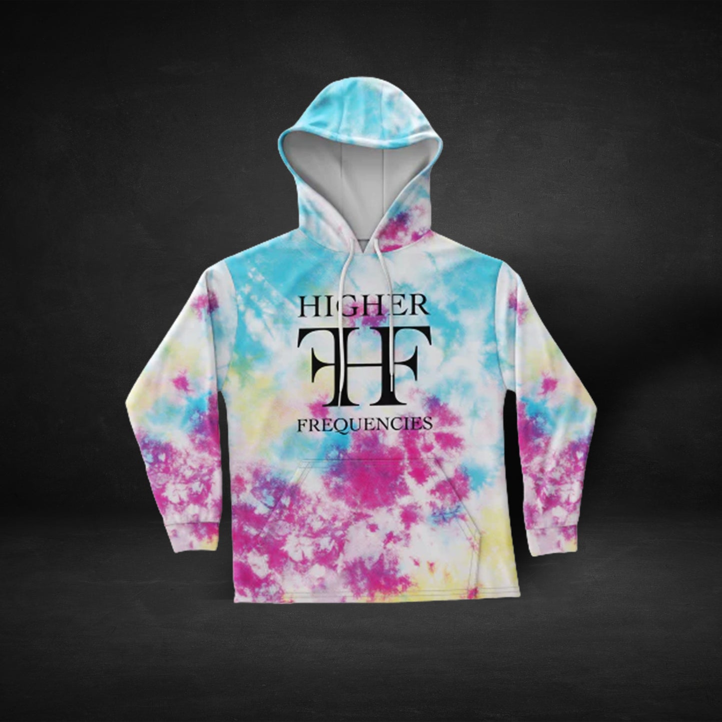 Tie-die Activewear HF Box Logo Fleece Hoodie