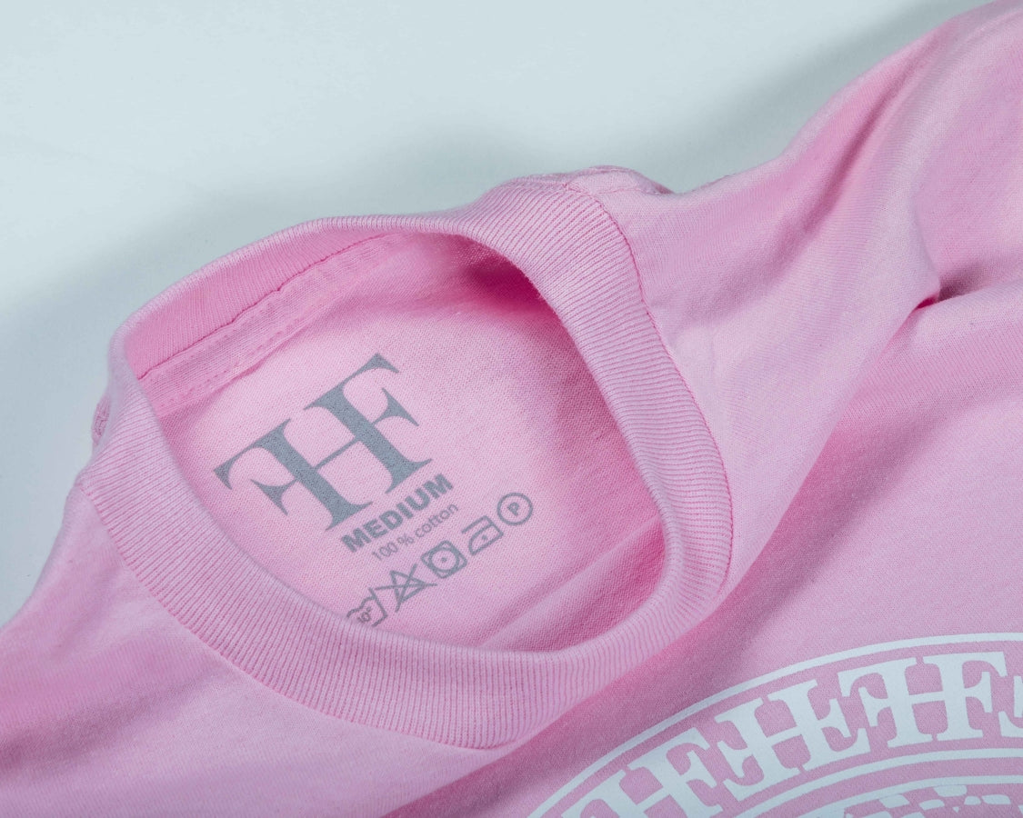 Ancestral Frequency Mandela Tee - White/Light Pink