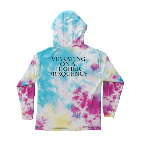 hf logo printed activewear hoodie for men