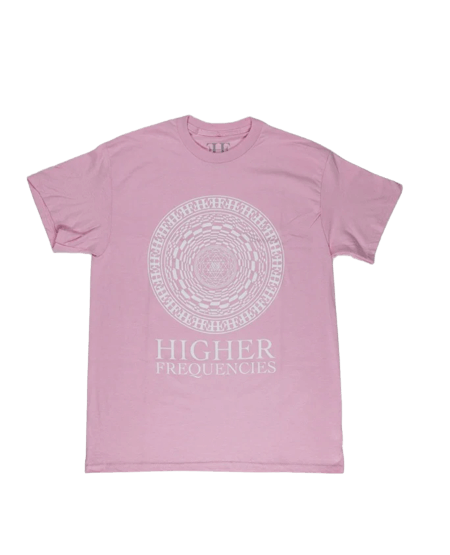 ancestral frequency mandal art pink t shirt