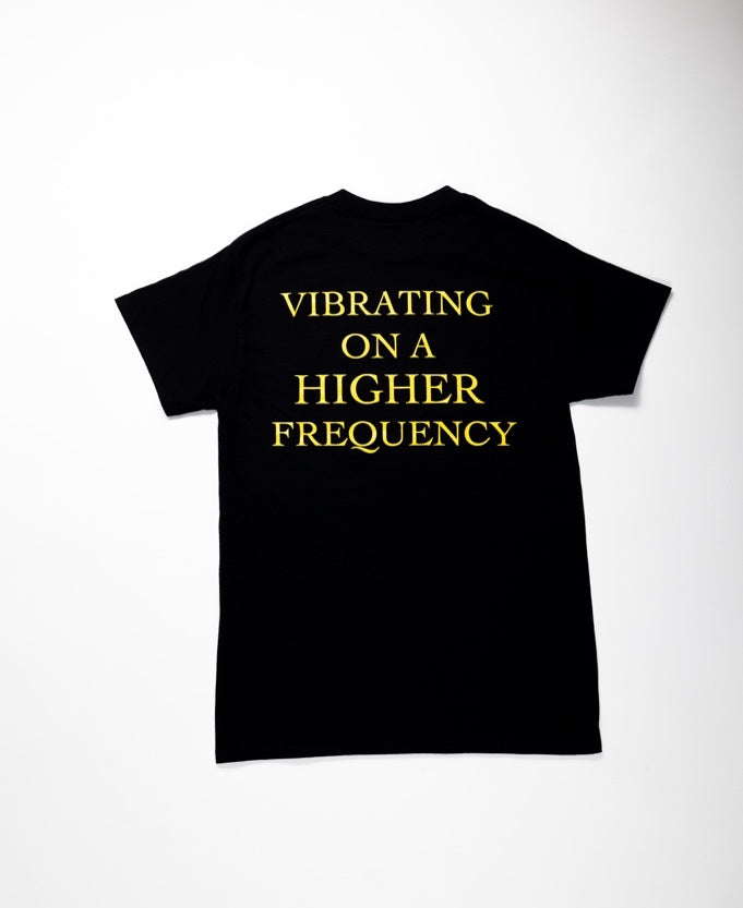 ancestral frequency yellow mandala print t shirt
