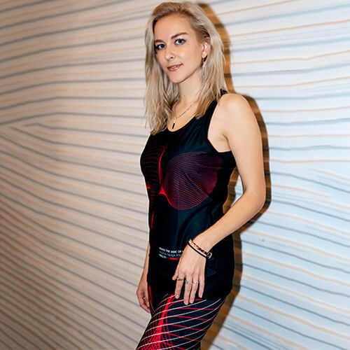 Freq 01  Connected -  Women's Active Tank Top
